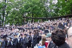 Students entering ampitheater #2