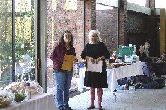 Leah receiving award #5